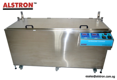 28 kHz 4500瓦超聲波清洗系統，帶浸入式加熱器和氣彈簧 頂蓋