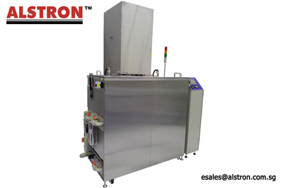 循環(huán)超聲波清洗系統(tǒng)，帶伺服升和籃子振蕩